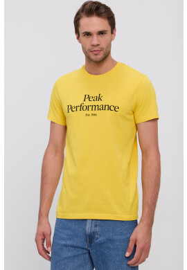 Peak Performance Тениска Original в жълто с принт - Pepit.bg