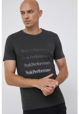 Peak Performance Памучна тениска в тъмносиньо - Pepit.bg