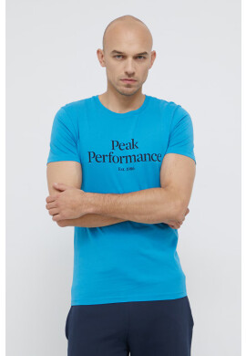 Peak Performance Памучна тениска в лилаво - Pepit.bg