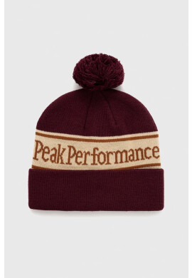 Peak Performance Шапка в бордо от плътен трикотаж - Pepit.bg