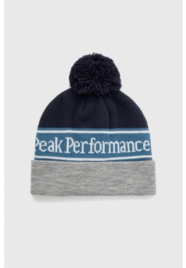 Peak Performance Шапка в сиво от плътен трикотаж - Pepit.bg