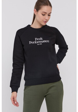 Peak Performance Суичър в зелено с изчистен дизайн - Pepit.bg