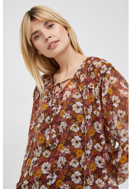 Pepe Jeans Блуза с флорален десен - Pepit.bg