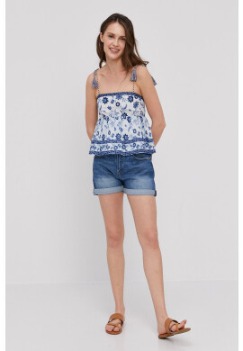 Pepe Jeans Блуза дамска с десен - Pepit.bg