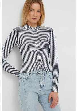 Pepe Jeans Блуза с дълги ръкави дамска в тъмносиньо - Pepit.bg
