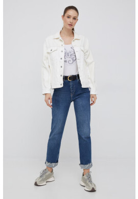 Pepe Jeans Блуза с дълги ръкави в бяло - Pepit.bg