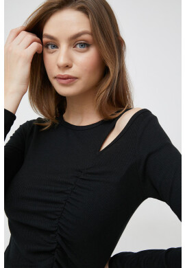 Pepe Jeans Блуза с дълги ръкави Lilly в черно - Pepit.bg