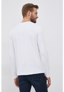 Pepe Jeans Блуза с дълги ръкави Original Basic 2 в бяло с изчистен дизайн - Pepit.bg