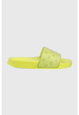 Pepe Jeans Чехли Slider Sport дамски в зелено - Pepit.bg