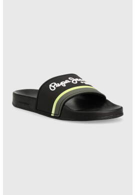 Pepe Jeans Чехли SLIDER в черно PMS70123 - Pepit.bg