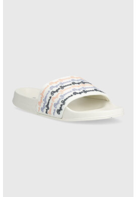 Pepe Jeans Чехли SLIDER в бяло PLS70127 - Pepit.bg