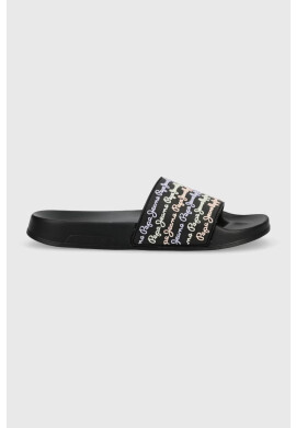 Pepe Jeans Чехли SLIDER в черно PLS70127 - Pepit.bg
