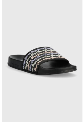 Pepe Jeans Чехли SLIDER в черно PLS70127 - Pepit.bg