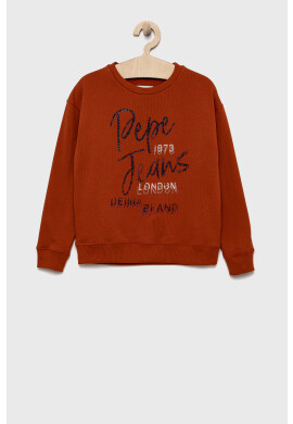 Pepe Jeans Детска памучна блуза - Pepit.bg