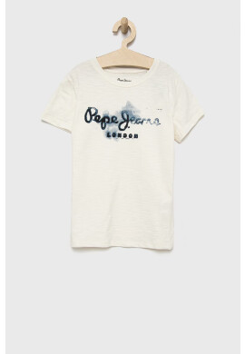 Pepe Jeans Детска памучна тениска - Pepit.bg