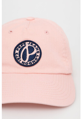 Pepe Jeans Детска шапка в розово с апликация - Pepit.bg