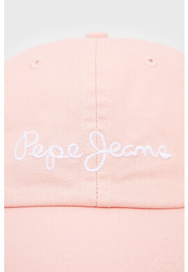 Pepe Jeans Детска шапка в розово с изчистен дизайн - Pepit.bg