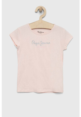 Pepe Jeans Детска тениска В розово - Pepit.bg