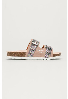 Pepe Jeans Детски чехли Bio Pala Glitter - Pepit.bg