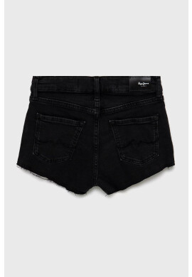Pepe Jeans Детски дънков къс панталон в сиво с регулируема талия - Pepit.bg