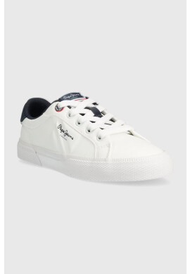 Pepe Jeans Детски маратонки в бяло - Pepit.bg