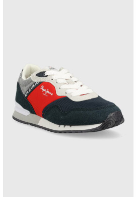 Pepe Jeans Детски маратонки London в тъмносиньо - Pepit.bg