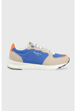 Pepe Jeans Детски маратонки York Mix B в синьо - Pepit.bg