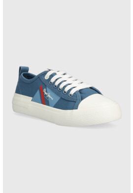 Pepe Jeans Детски ниски кецове в синьо - Pepit.bg