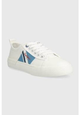 Pepe Jeans Детски ниски кецове в бяло - Pepit.bg
