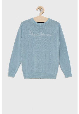 Pepe Jeans Детски памучен пуловер - Pepit.bg