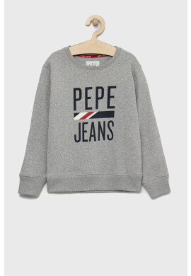 Pepe Jeans Детски памучен суичър - Pepit.bg