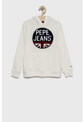 Pepe Jeans Детски памучен суичър - Pepit.bg