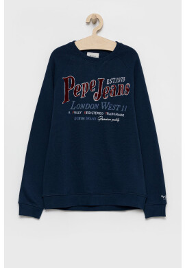 Pepe Jeans Детски памучен суичър - Pepit.bg
