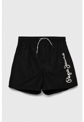 Pepe Jeans Детски плувни шорти в черно с принт - Pepit.bg