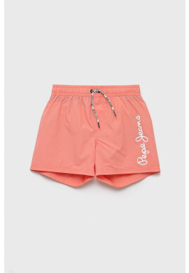 Pepe Jeans Детски плувни шорти в оранжево с принт - Pepit.bg
