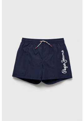 Pepe Jeans Детски плувни шорти в тъмносиньо с принт - Pepit.bg