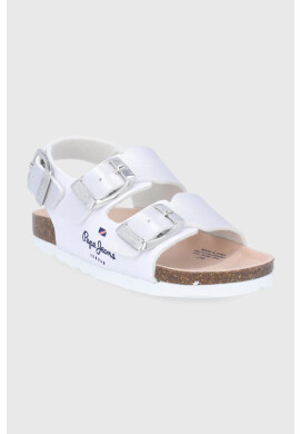 Pepe Jeans Детски сандали в бяло - Pepit.bg
