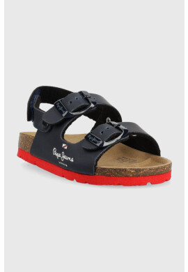 Pepe Jeans Детски сандали Bio Double в тъмносиньо - Pepit.bg