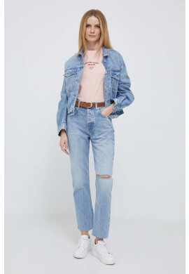 Pepe Jeans Дънки в с висока талия - Pepit.bg