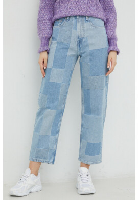 Pepe Jeans Дънки Dover Weave с висока талия - Pepit.bg