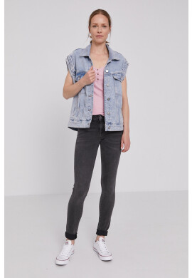 Pepe Jeans Дънки Pixie дамски със стандартна талия - Pepit.bg
