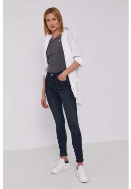 Pepe Jeans Дънки Regent дамски с висока талия - Pepit.bg