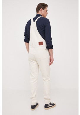 Pepe Jeans Дънков гащеризон Dougie в бежово - Pepit.bg