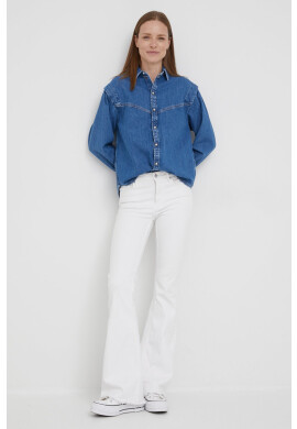 Pepe Jeans Дънкова риза Eve - Pepit.bg