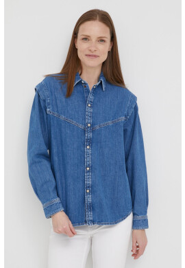 Pepe Jeans Дънкова риза Eve - Pepit.bg