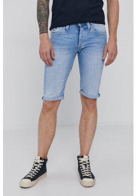 Pepe Jeans Дънкови къси панталони дамски с висока талия - Pepit.bg