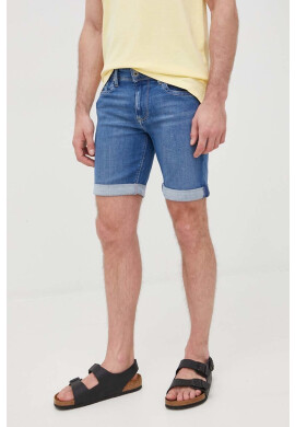 Pepe Jeans Дънкови къси панталони Hatch Short в тъмносиньо - Pepit.bg