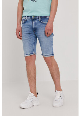Pepe Jeans Дънкови къси панталони Stanley в черно - Pepit.bg