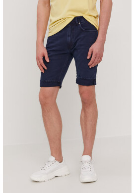 Pepe Jeans Дънкови Къс панталон Stanley мъжки в тъмносиньо - Pepit.bg