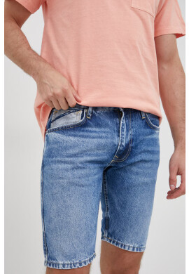 Pepe Jeans Дънкови къси панталони Stanley Short Logo - Pepit.bg
